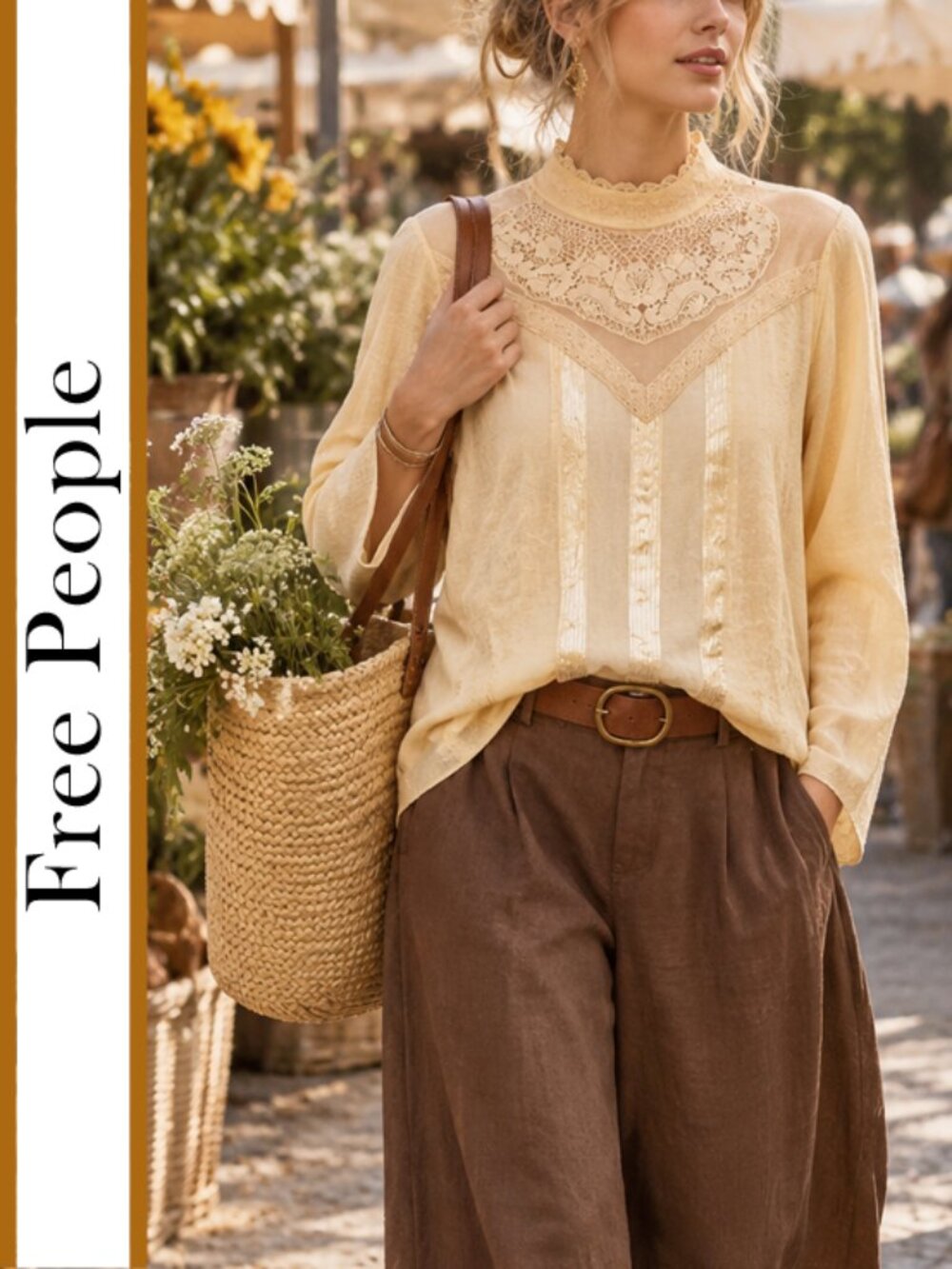Free People | Modern Victorian Lace Swing Top